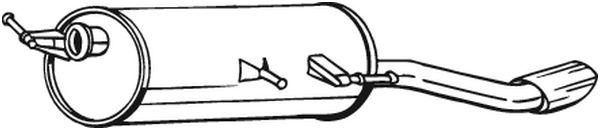 End Silencer - 190-173 BOSAL