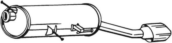 End Silencer - 190-169 BOSAL