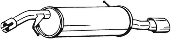 End Silencer - 190-183 BOSAL