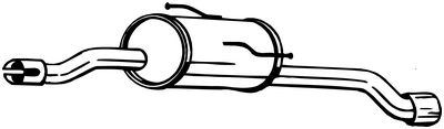 End Silencer - 190-203 BOSAL