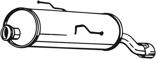 Silenziatore posteriore - 190-503 BOSAL