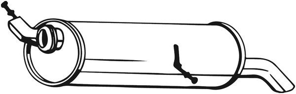 Silenziatore posteriore - 190-029 BOSAL