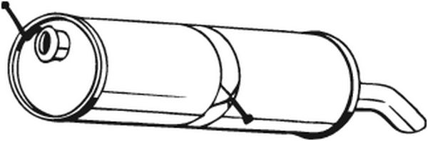 Silenziatore posteriore - 190-605 BOSAL