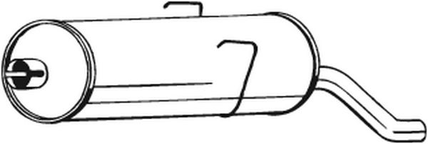 Silenziatore posteriore - 190-759 BOSAL