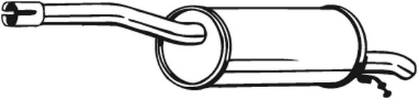 Глушитель выхлопных газов конечный - 200-005 BOSAL