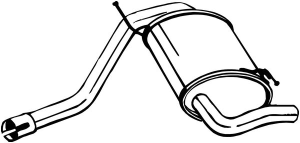 Silenziatore posteriore - 200-219 BOSAL
