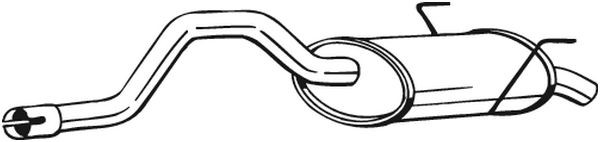 galinis duslintuvas - 200-157 BOSAL