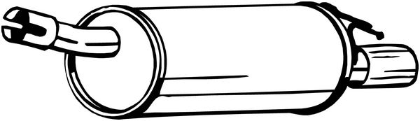 Silenziatore posteriore - 200-169 BOSAL