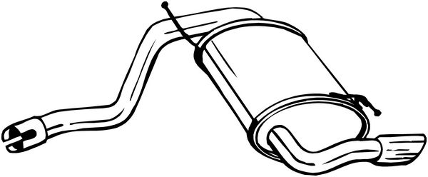 End Silencer - 200-251 BOSAL