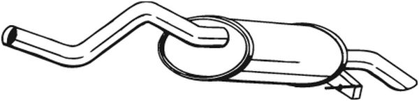 Silenziatore posteriore - 200-067 BOSAL