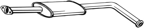 Middle Silencer - 200-441 BOSAL