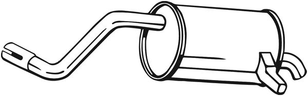 End Silencer - 200-515 BOSAL