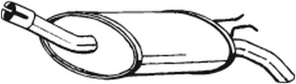 Silenziatore posteriore - 200-785 BOSAL
