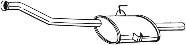 vidurinis duslintuvas - 200-801 BOSAL