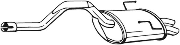 End Silencer - 200-803 BOSAL