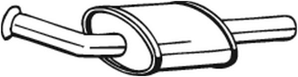 Silenziatore centrale - 200-811 BOSAL
