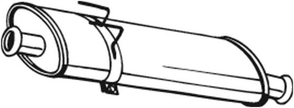 Silenziatore centrale - 200-825 BOSAL