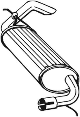 End Silencer - 211-403 BOSAL