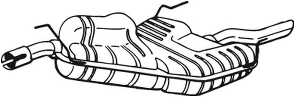 End Silencer - 215-219 BOSAL