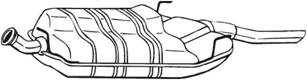 End Silencer - 215-831 BOSAL