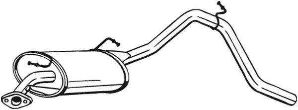 End Silencer - 219-553 BOSAL