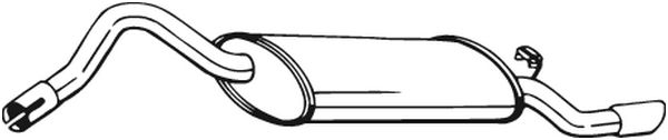 End Silencer - 220-653 BOSAL