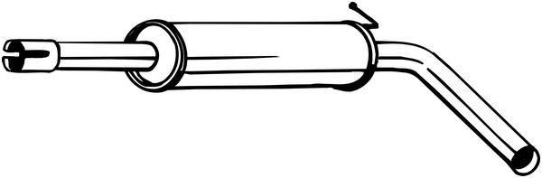 Middle Silencer - 227-047 BOSAL