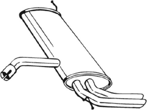 End Silencer - 227-049 BOSAL