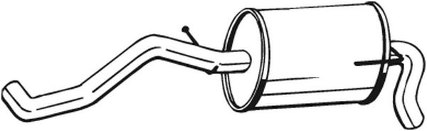 End Silencer - 227-473 BOSAL