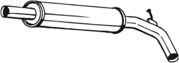 Middle Silencer - 227-109 BOSAL