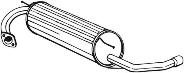End Silencer - 228-003 BOSAL