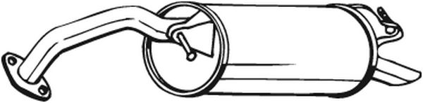 End Silencer - 228-041 BOSAL