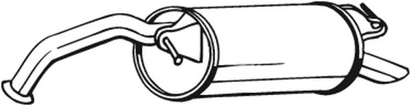 galinis duslintuvas - 228-043 BOSAL