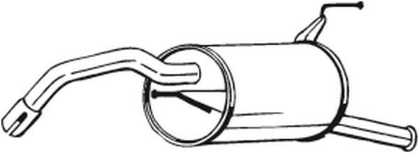 End Silencer - 228-145 BOSAL