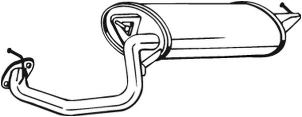 End Silencer - 228-151 BOSAL