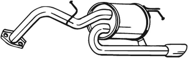 Silenziatore posteriore - 228-185 BOSAL