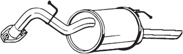 End Silencer - 228-299 BOSAL