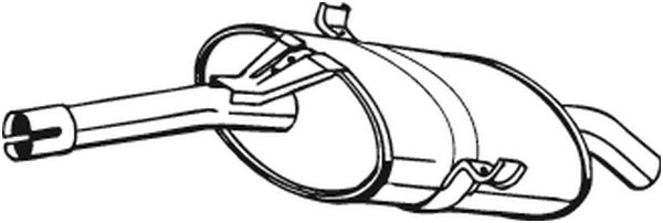 End Silencer - 228-331 BOSAL