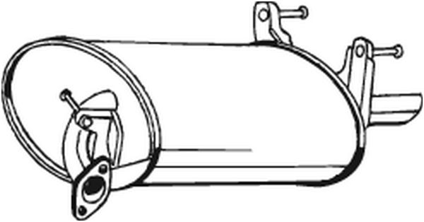 Silenziatore posteriore - 228-427 BOSAL