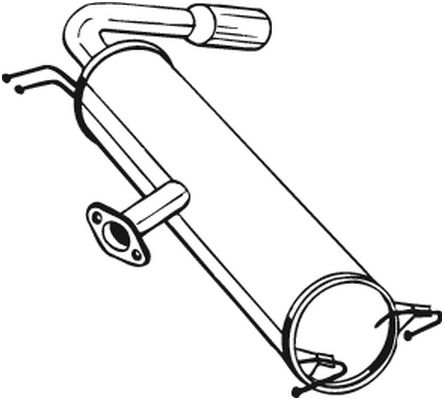 End Silencer - 228-467 BOSAL