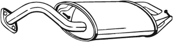 galinis duslintuvas - 228-491 BOSAL