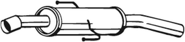 Mittelschalldämpfer - 228-465 BOSAL