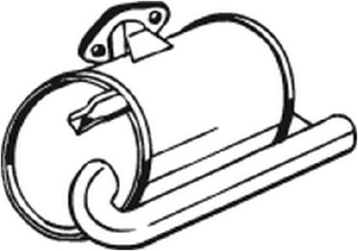 Silenziatore posteriore - 229-683 BOSAL