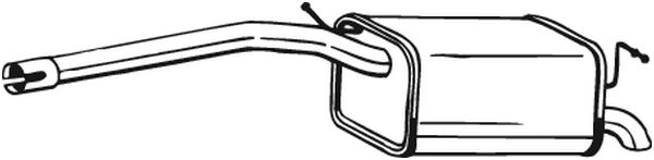 End Silencer - 233-059 BOSAL