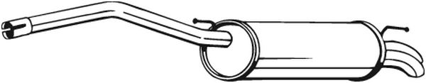 End Silencer - 233-087 BOSAL