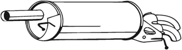End Silencer - 233-071 BOSAL
