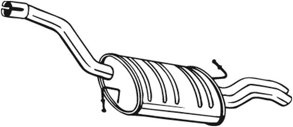 Silenziatore posteriore - 233-145 BOSAL