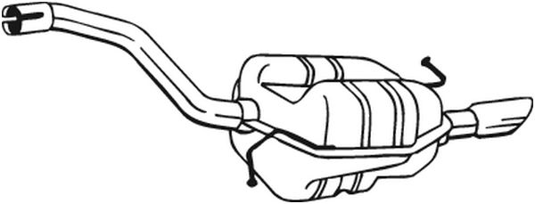 End Silencer - 233-159 BOSAL