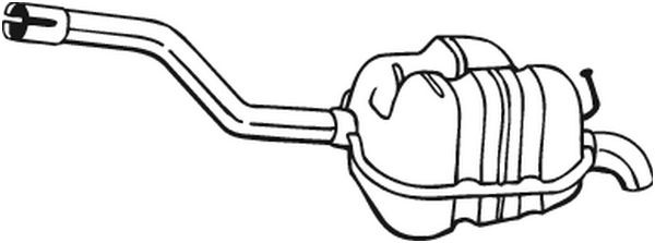 End Silencer - 233-161 BOSAL