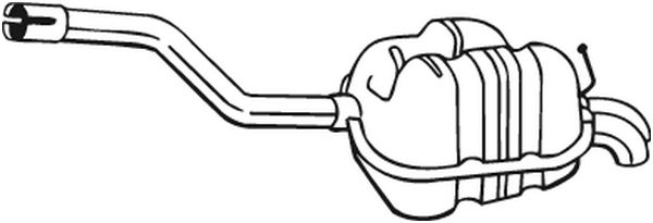 End Silencer - 233-825 BOSAL